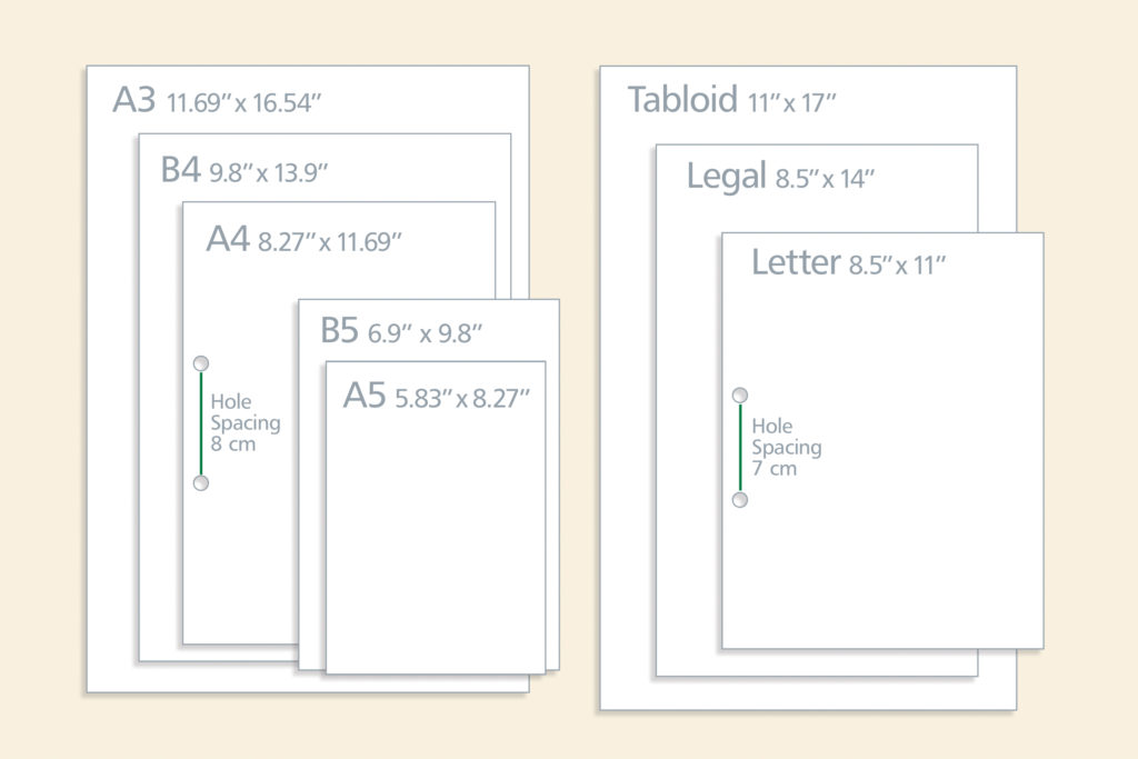 Letter vs Legal Size Folders